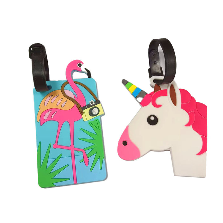 Unisex Bagasjelapp i livlig ugledesign Luvikno