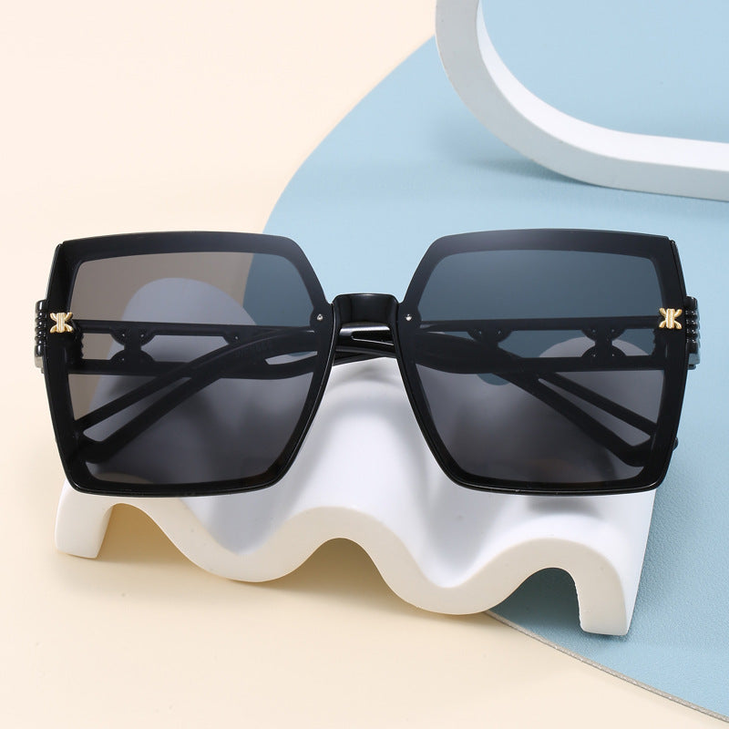 Dame stilige oversized solbriller Luvikno
