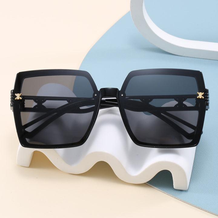 Dame stilige oversized solbriller Luvikno