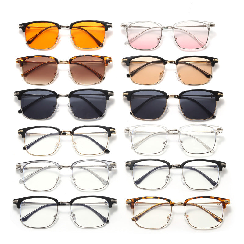 Dame Designer-solbrille med edel ramme Luvikno