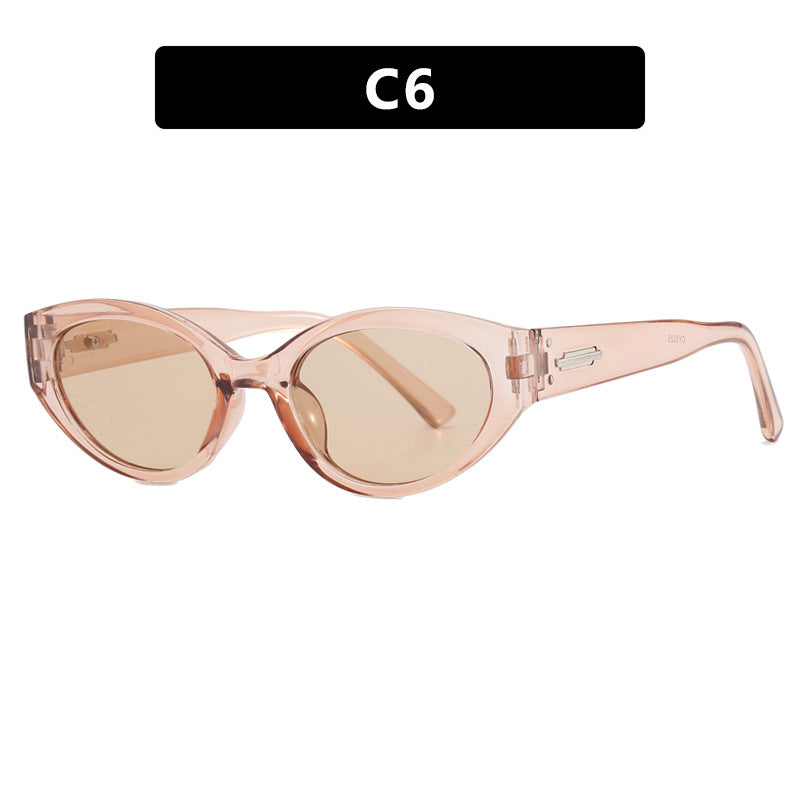 Damer Cat-Eye solbrille i elegant retro-design Luvikno