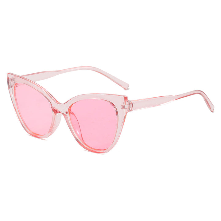 Dame Cat-Eye solbriller med UV-beskyttelse og moderne ramme Luvikno
