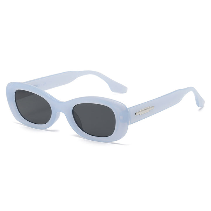 Dame modisk solbrille med oval rammeform og UV-beskyttelse Luvikno