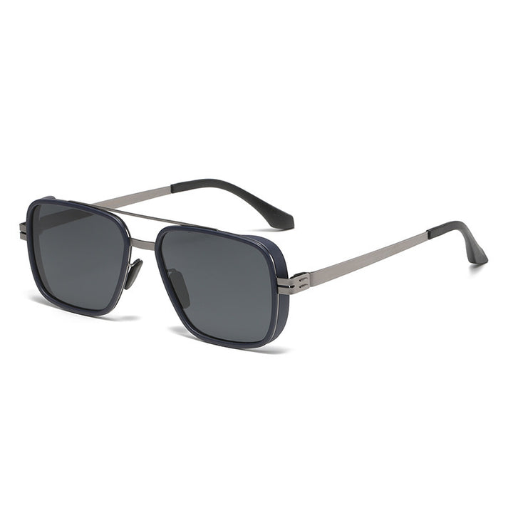 Herre premium solbrille i moderne kvadratisk design Luvikno