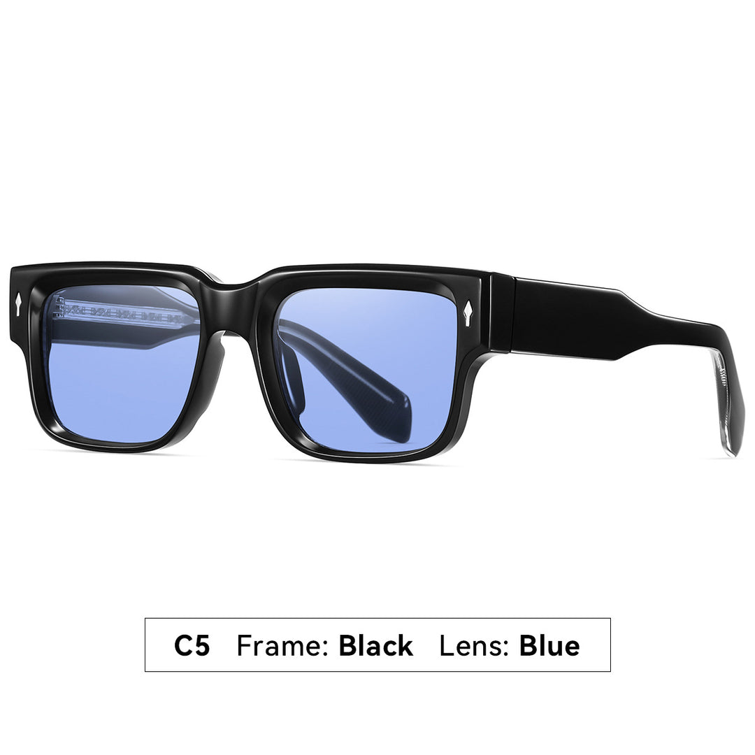 Dame solbrille i moderne, kantet design Luvikno
