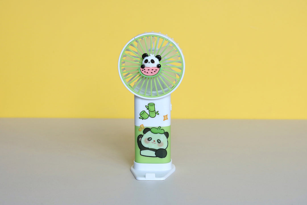 Unisex Bærbar Håndvifte i søtt Panda-design Luvikno