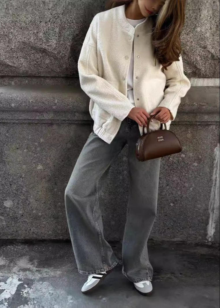 Luvik | Strukturell Fleece-knappjakke