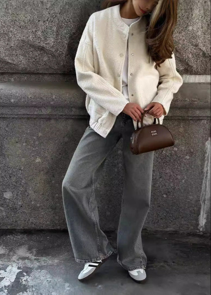 Luvik | Strukturell Fleece-knappjakke