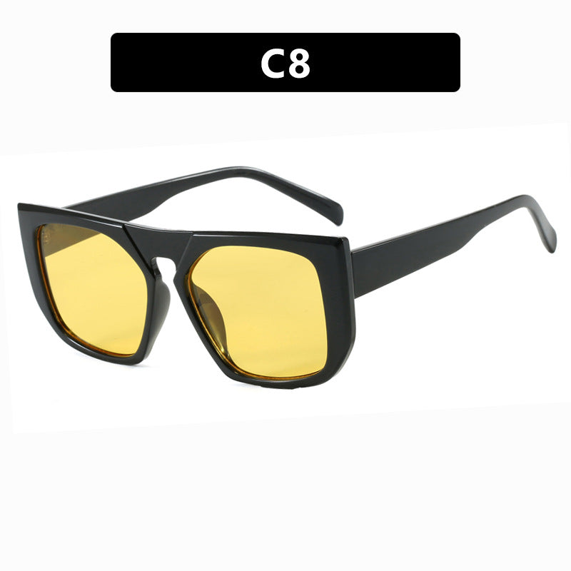 Dame firkantet motes solbrille Luvikno
