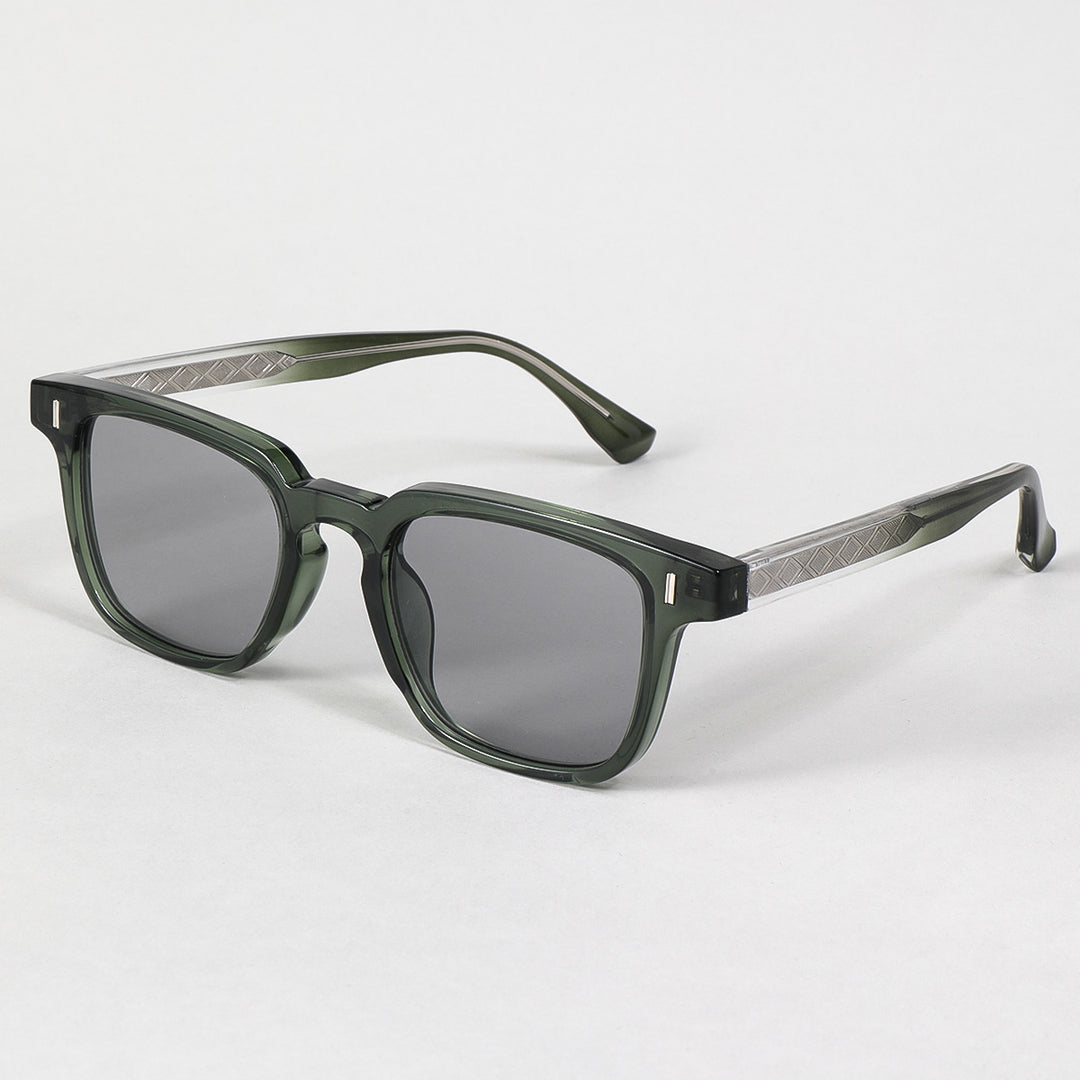 Dame solbrille i moderne statementstil med forsterket ramme Luvikno