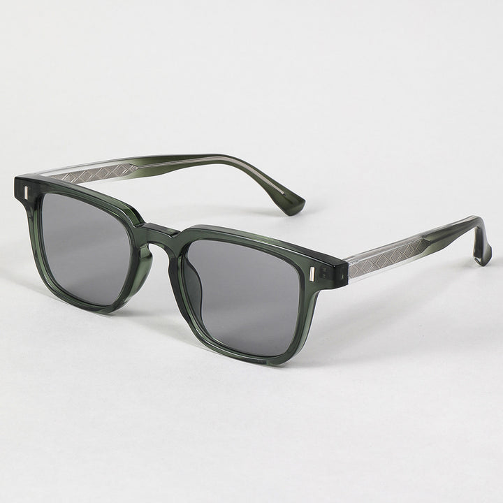Dame solbrille i moderne statementstil med forsterket ramme Luvikno
