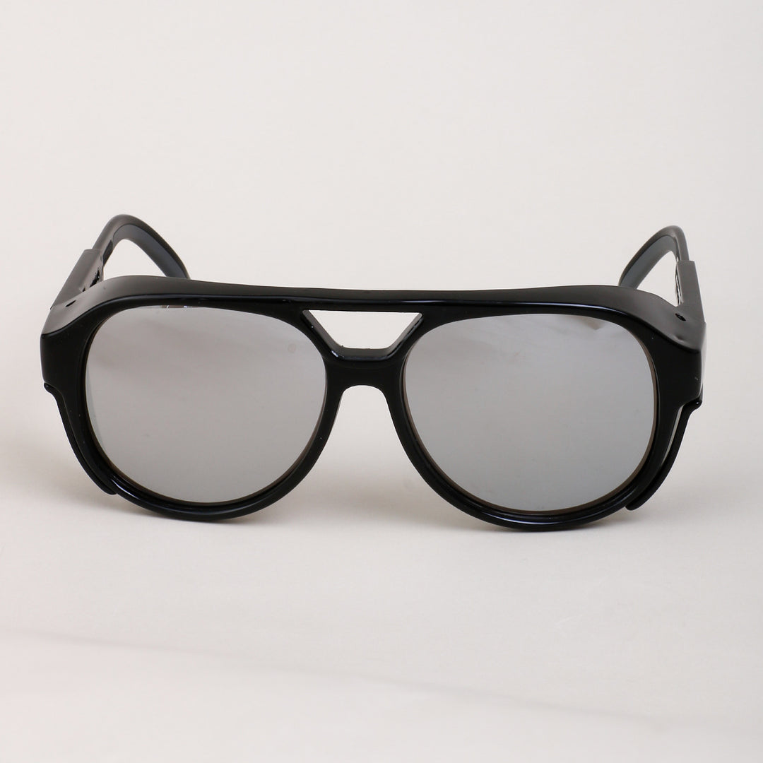 Dame oversized solbriller i geometrisk design med robust ramme og polarisert glass Luvikno