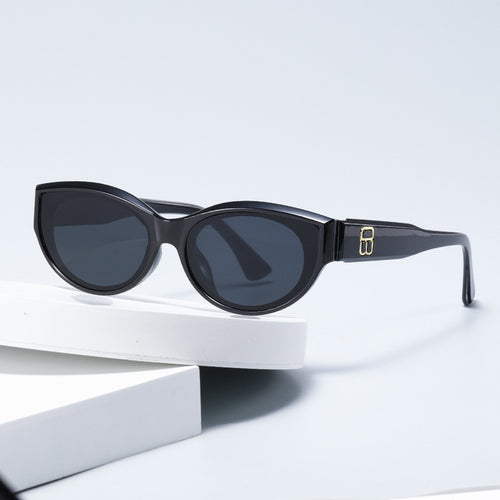Dame trendy Cat-Eye solbriller med luksuriøs design Luvikno