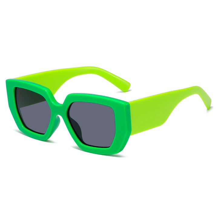 Damer Ekstravagant Geometrisk Solbrille Luvikno