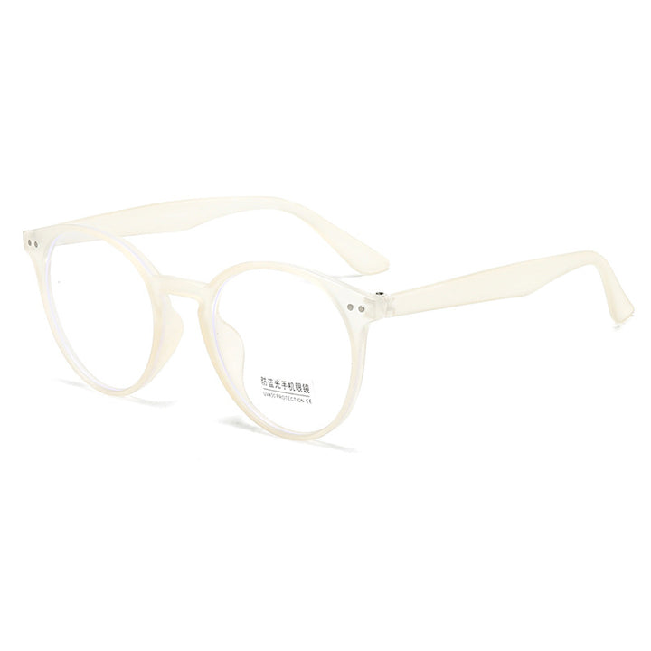 Dame Cat-Eye solbriller med transparent ramme Luvikno
