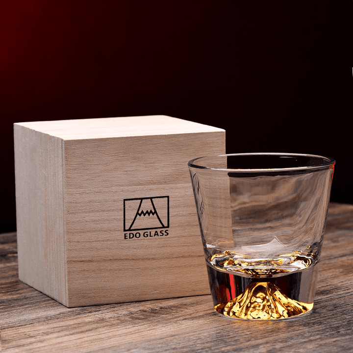 Japanske Mount Fuji Whisky Glass Sett | Luvikno