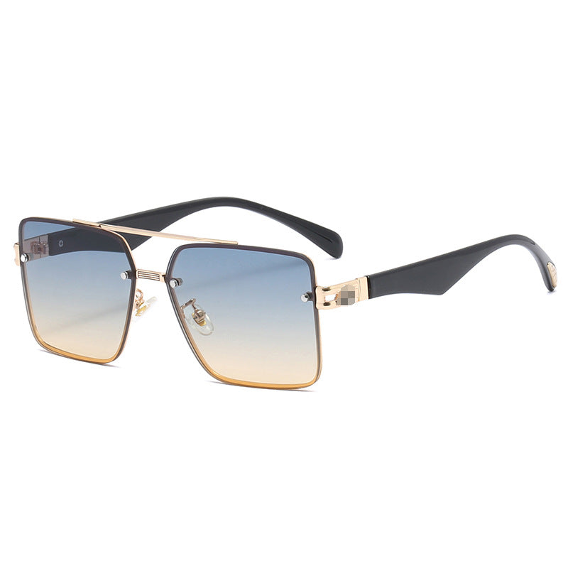Dame motefull solbrille med elegant metallramme Luvikno