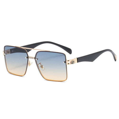 Dame motefull solbrille med elegant metallramme Luvikno