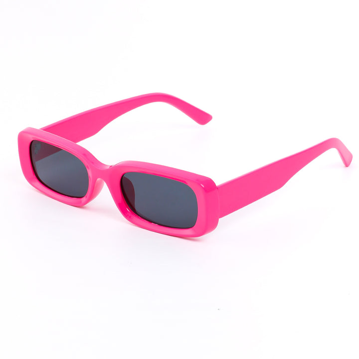 Dame moteriktig solbrille i retro-stil med bred ramme Luvikno