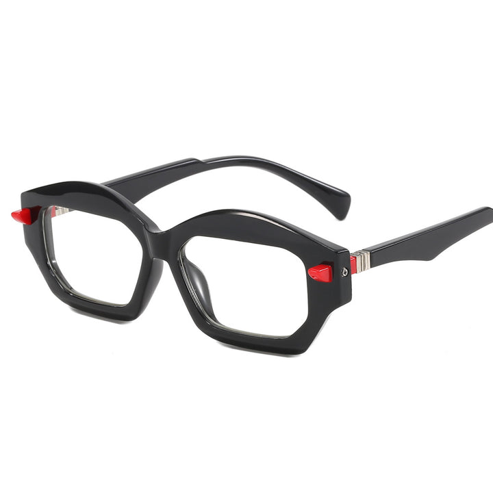 Damer moderne solbrille med iøynefallende ramme Luvikno