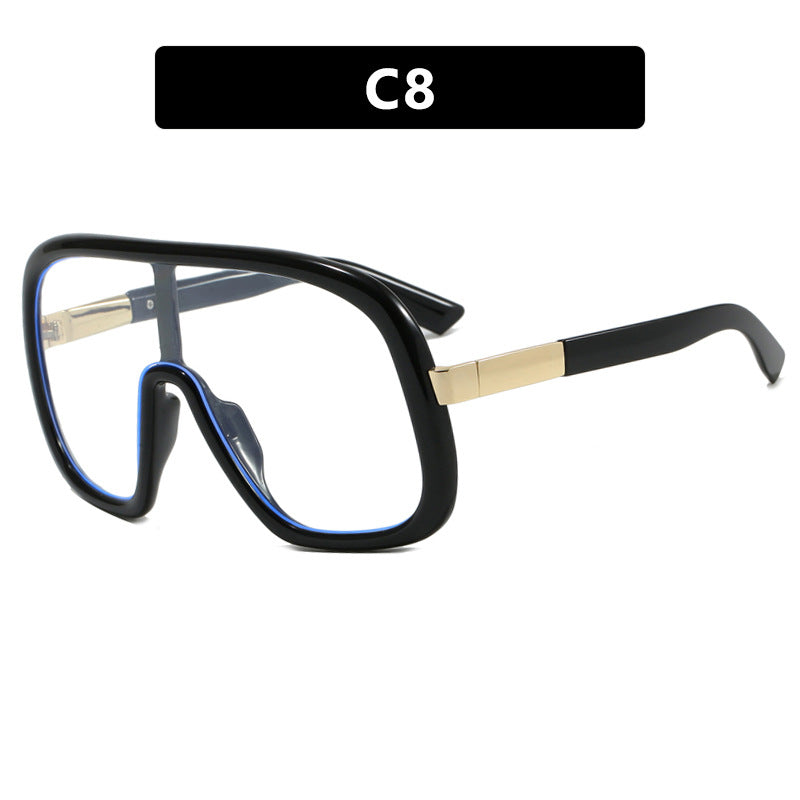 Dame oversized solbriller i elegant retro-design Luvikno