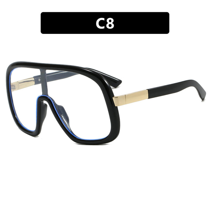 Dame oversized solbriller i elegant retro-design Luvikno