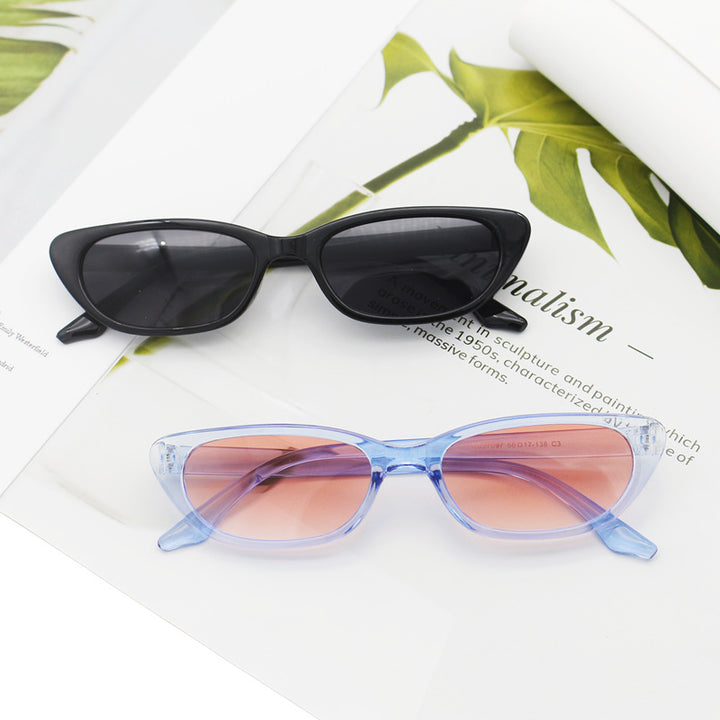 Dame Cat-Eye solbriller med eksklusiv design Luvikno