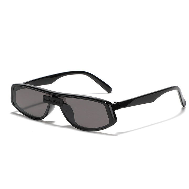 Dame futuristiske solbriller i minimalistisk design Luvikno