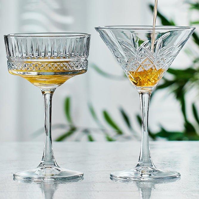 Mønstret Martini Cocktail Glasser | Luvikno
