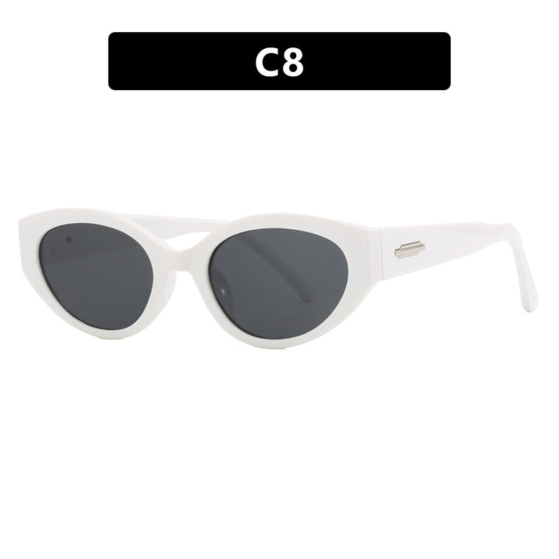 Damer Cat-Eye solbrille i elegant retro-design Luvikno