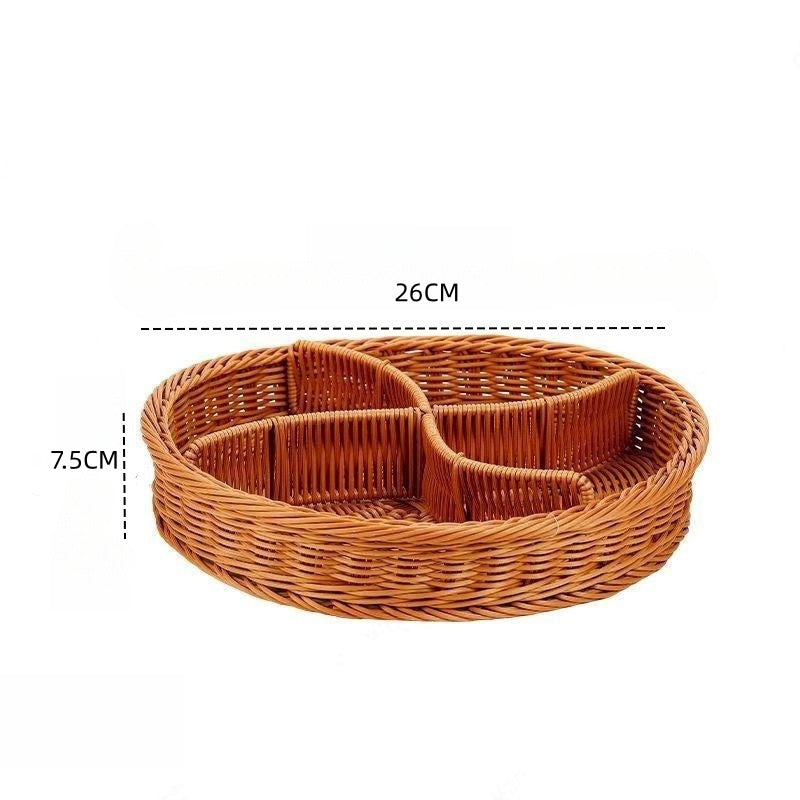 Dame Elegant Etasje Kurv med Skillerom Luvikno