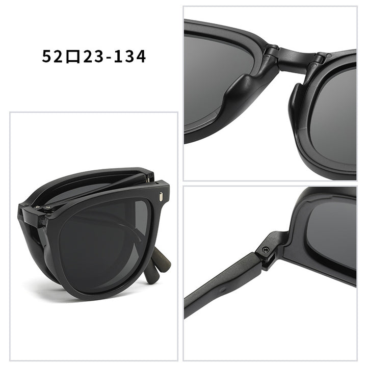Dame mote solbrille med innovativt skilpaddemønster Luvikno