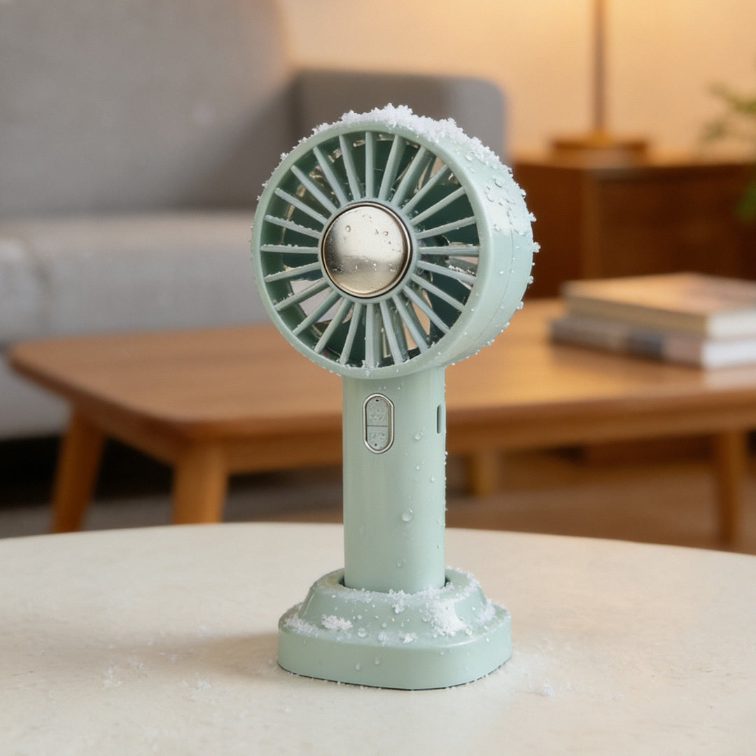 Unisex Bærbar Mini-Tåkeventilator med USB-tilkobling og ergonomisk design Luvikno