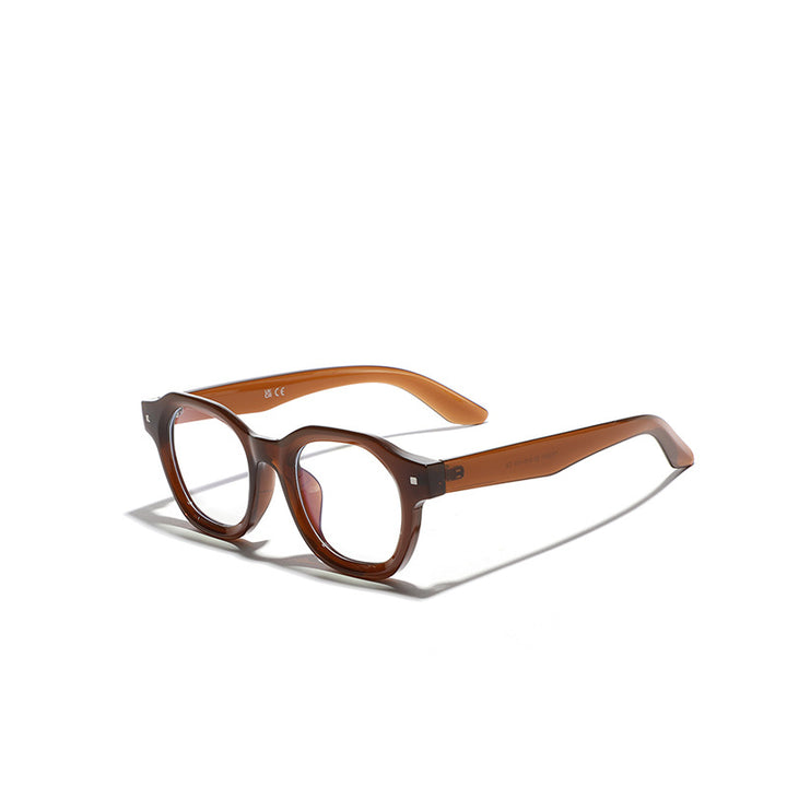 Dame moteriktig rektangulær brille Luvikno