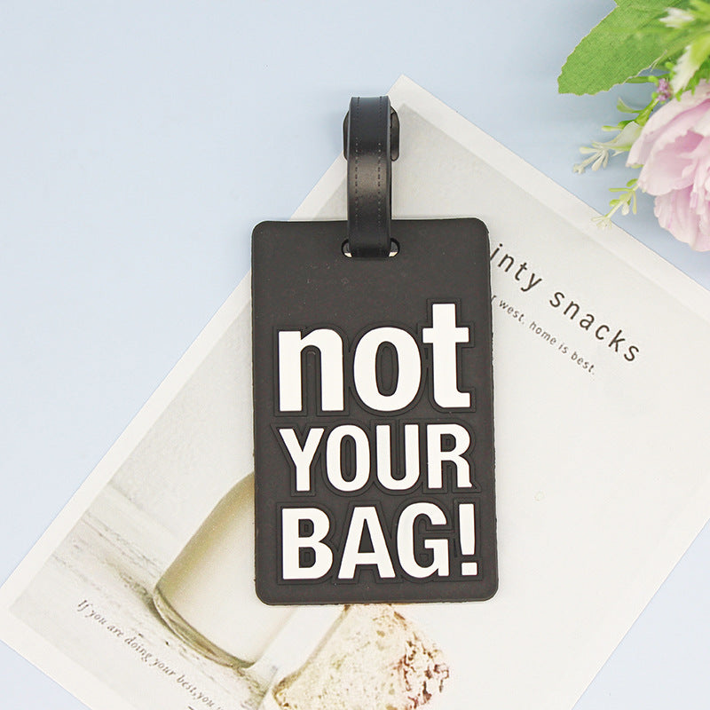 Unisex Bagasjelapp med humoristisk design Luvikno