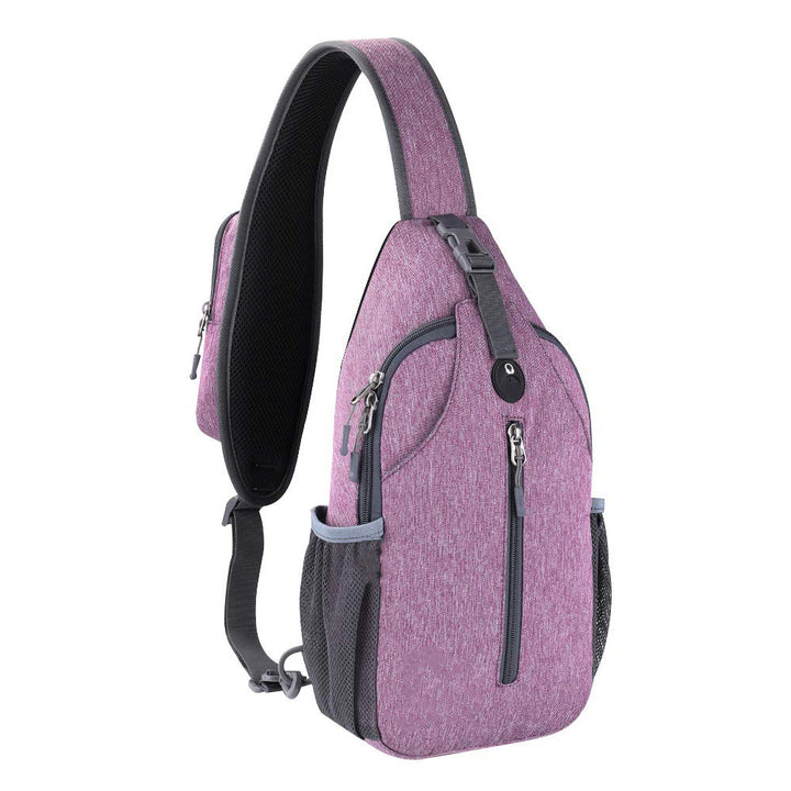 Unisex Sling Ryggsekk med ergonomisk design og flere rom Luvikno