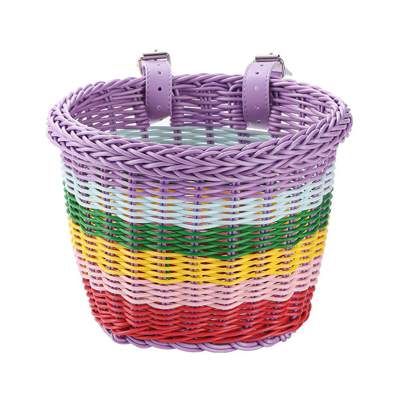 Damer Håndlaget Kurv med fargerikt Design Luvikno