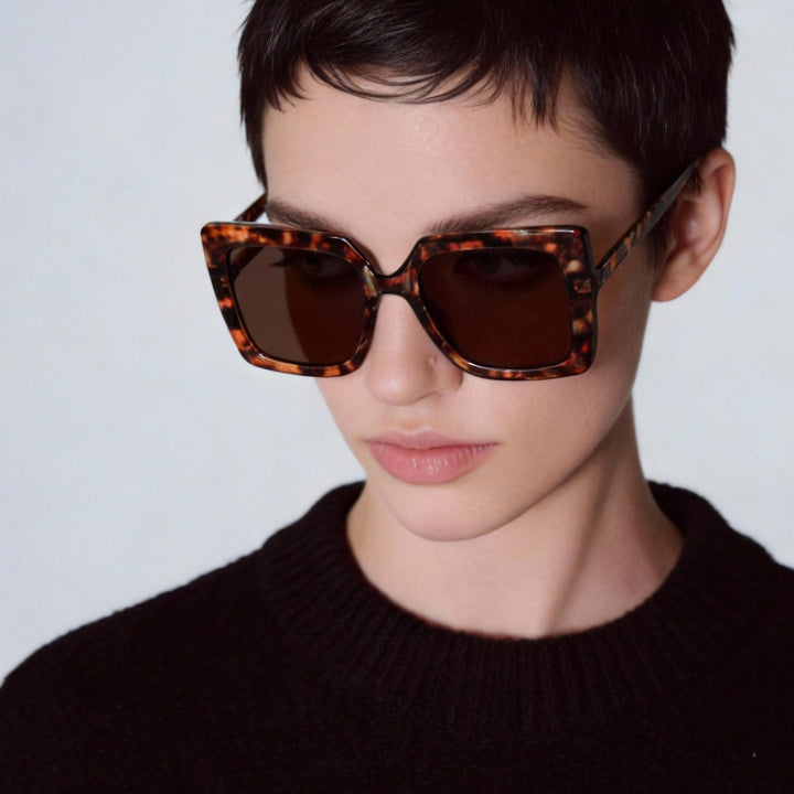 Dame moderat firkantet lesebrille Luvikno