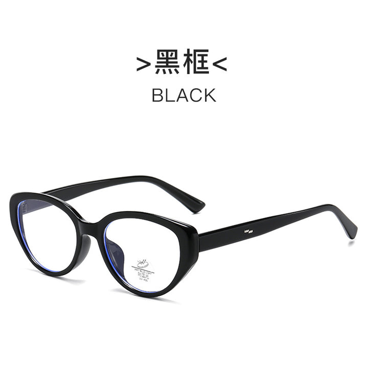 Damer Cat-Eye Brille Luvikno