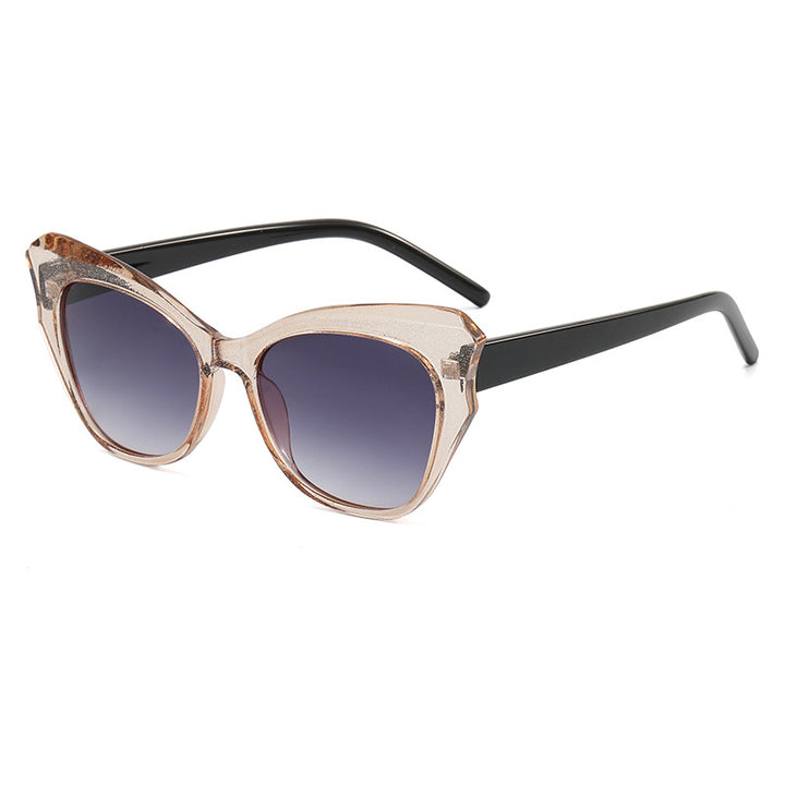 Dame Cat-Eye Solbrille med stilfullt design Luvikno