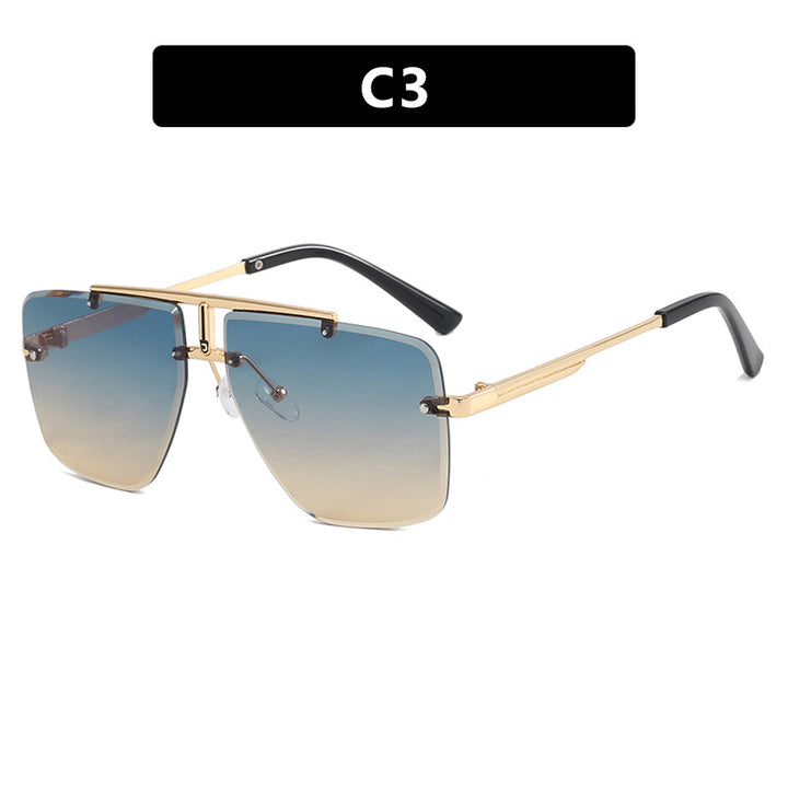 Dame kvadratisk solbrille i stilfull minimalistisk design Luvikno