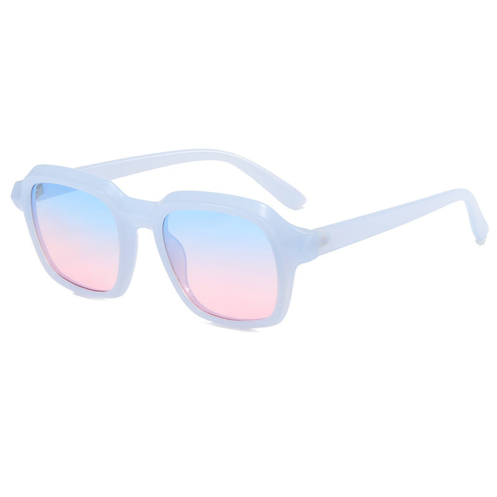 Dame kvadratisk solbrille med stilige rammer Luvikno