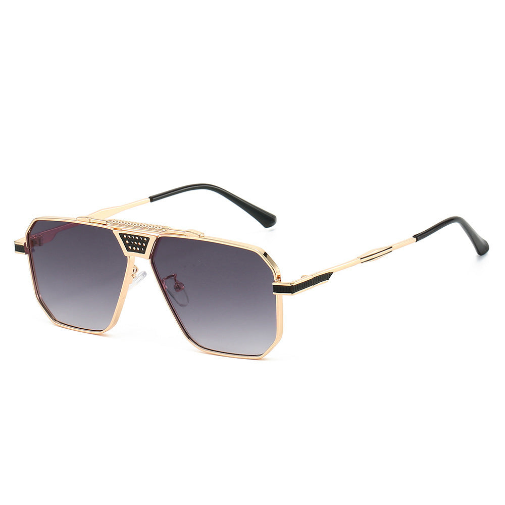 Dame solbriller i trendy geometrisk design Luvikno