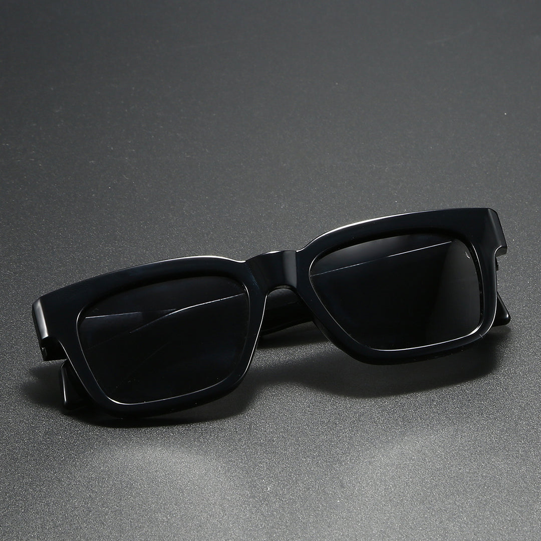 Dame kvadratisk solbrille med markant skilpaddemønster Luvikno
