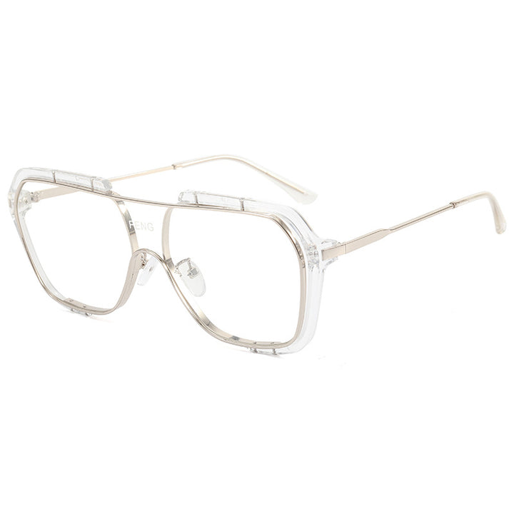Dame moteriktige oversized solbriller Luvikno
