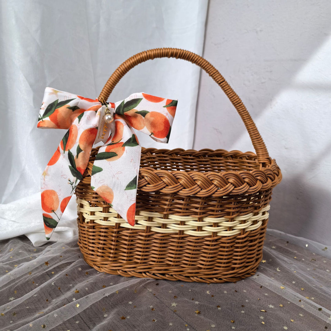 Damer elegant håndvevd handlekurv Luvikno
