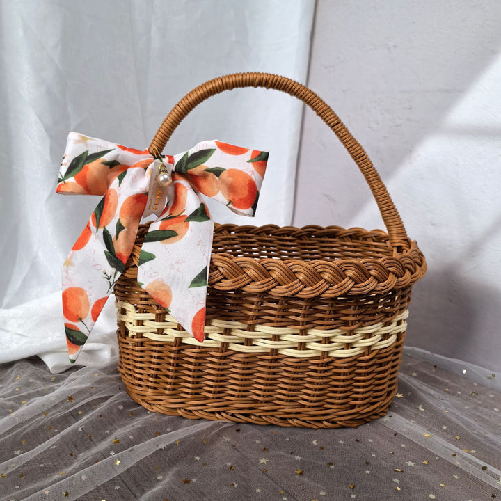 Damer elegant håndvevd handlekurv Luvikno