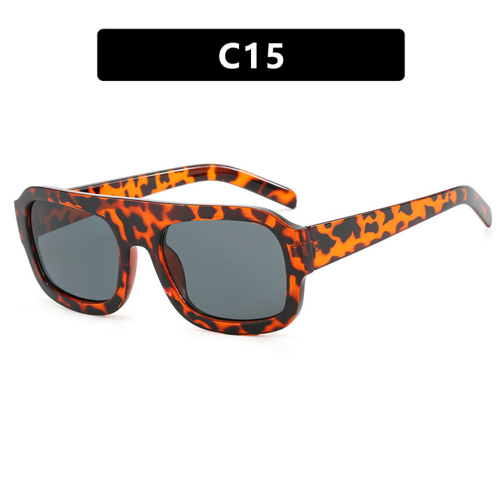 Dame moteriktig solbrille i beskyttende oversized-format Luvikno