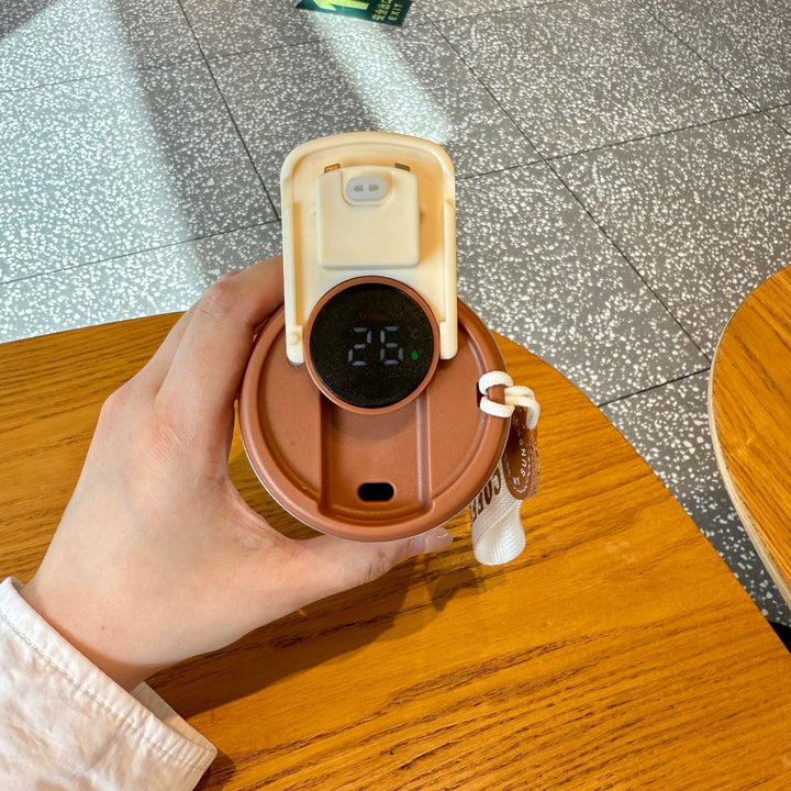 Dame isolert kaffekopp med praktisk håndholdtsløyfe Luvikno