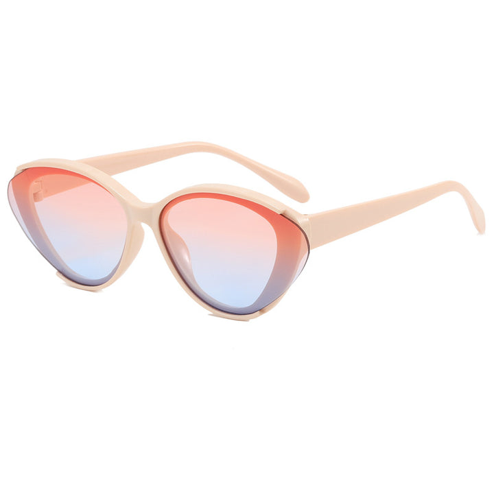 Dame Oversized solbrille med gradient Luvikno